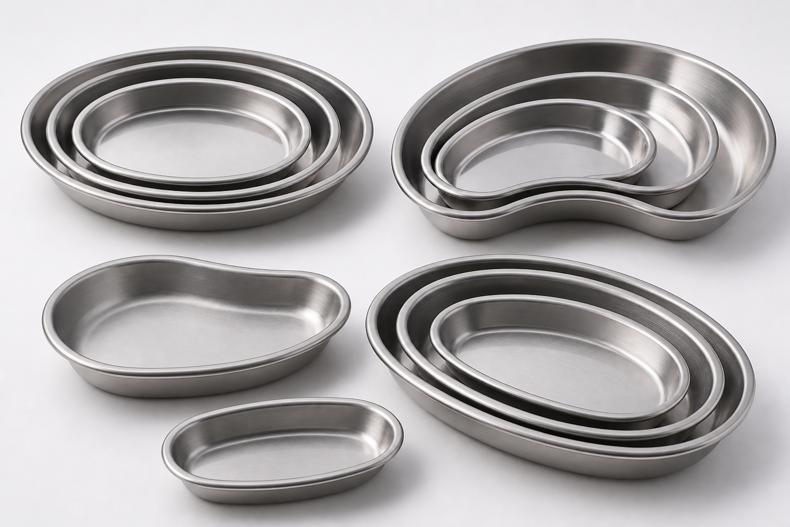 Wholesale Retro Industrial Style Stainless Steel Dessert Plates, Bone Dishes – Our Metal Dinnerware Factory Supply