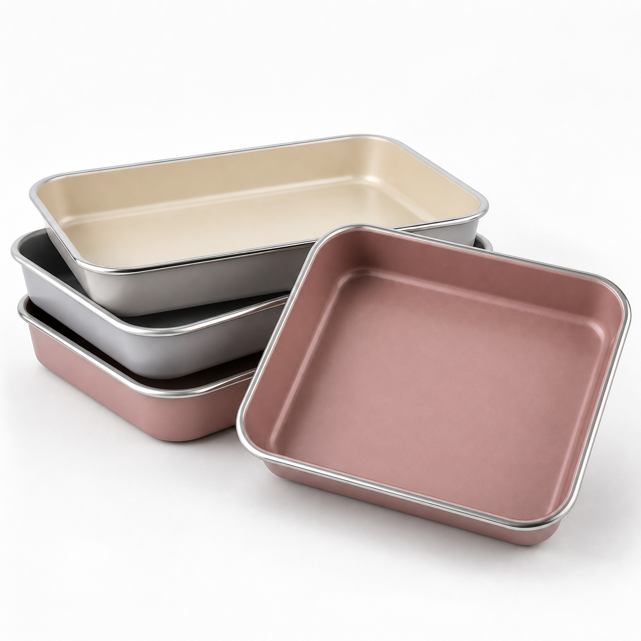 Fashion Colorful Ceramic Coating Custom Baking Pans Wholesale