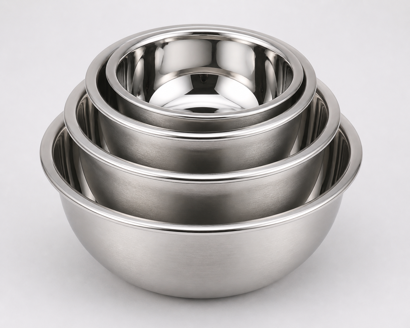 Multiple Sizes Double Layer Stainless Steel Bowl Wholesale
