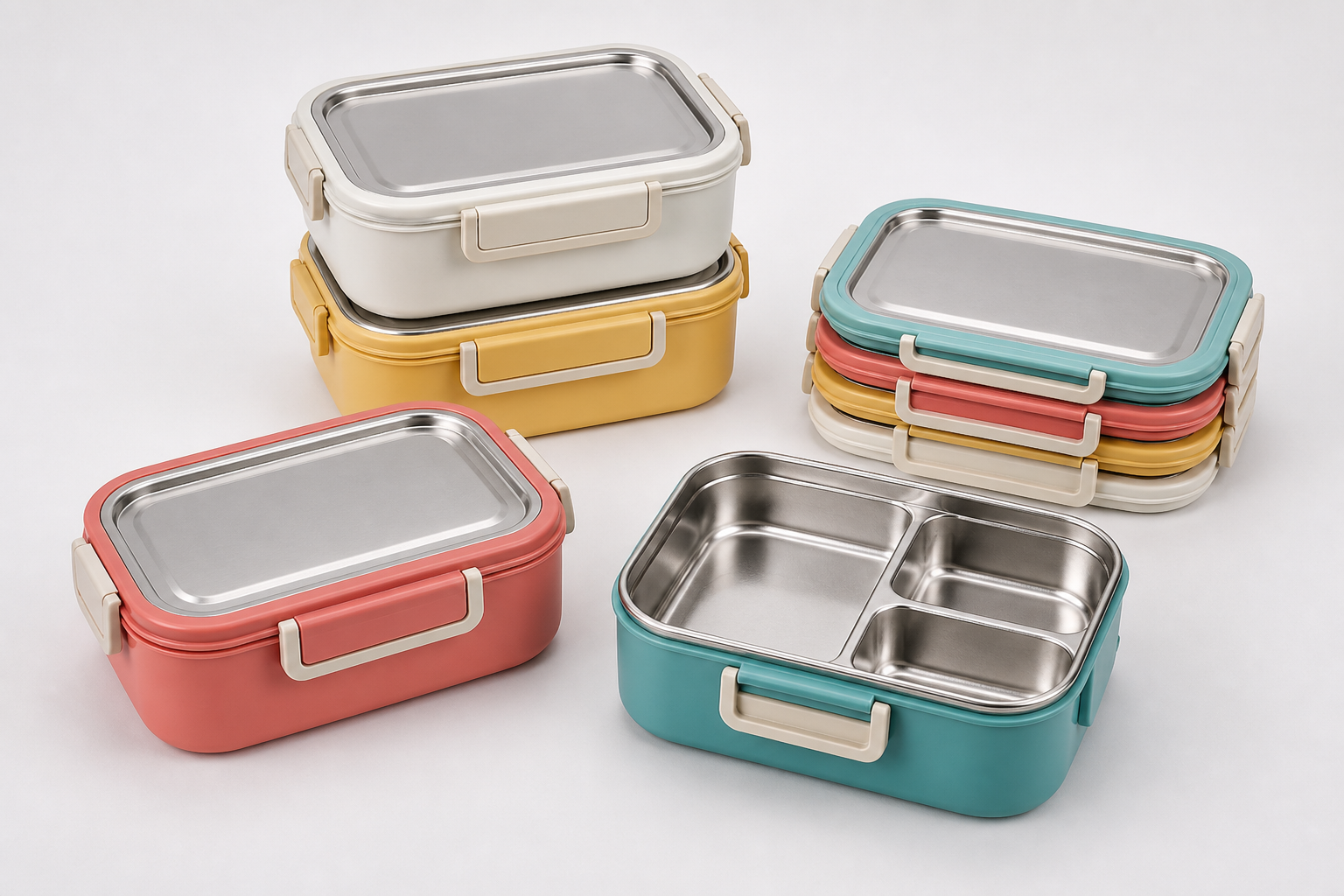 Stainless Steel Colorful Customized Bento Box Wholesale