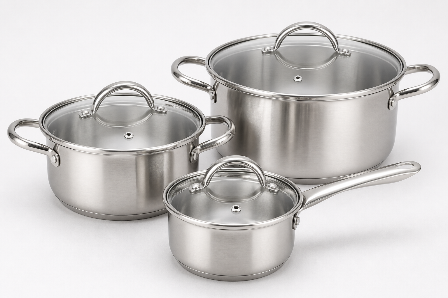 Wholesale 3 Piece Stainless Steel Cookware Set​