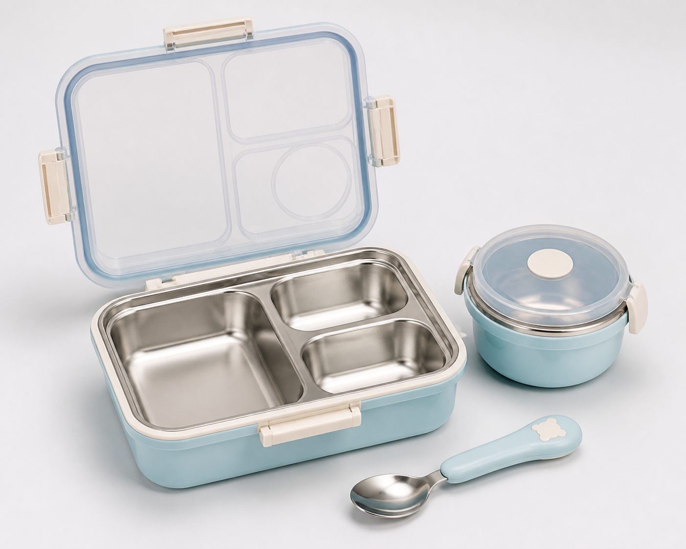 Wholesale Bento Box for Kids with Soup Bowl and Spoon
