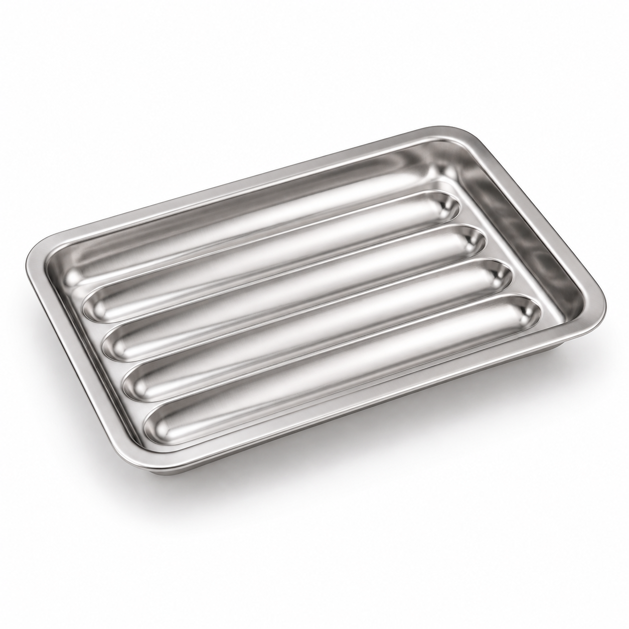 Wholesale Food Grade Stainless Steel Hot Dog Pan Suitable for DIY Food Making