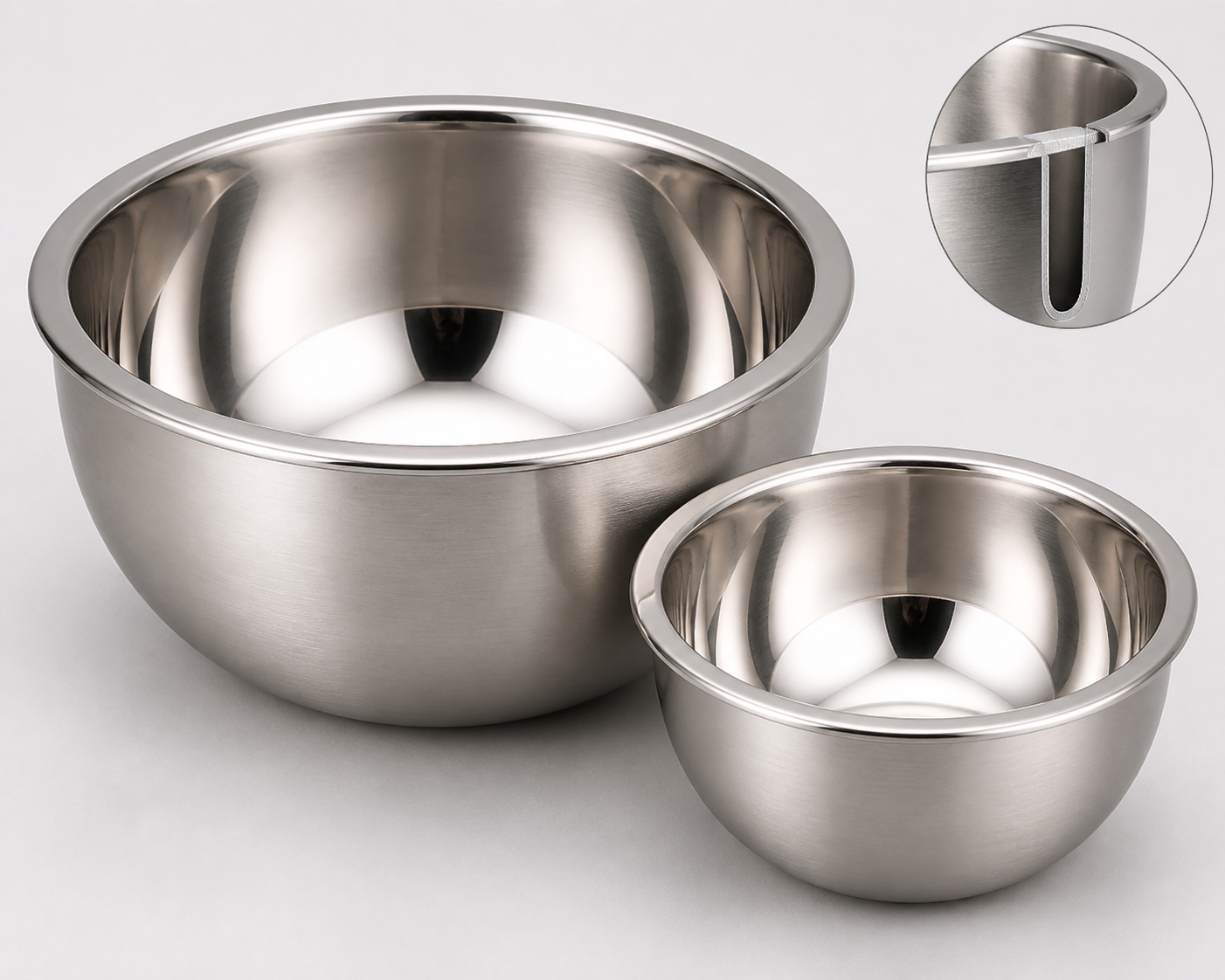 Wholesale Stainless Steel Anti-Scald Noodle Bowl, Salad & Serving Bowls