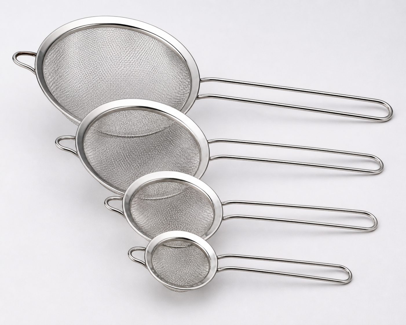 Wholesale Stainless Steel Mesh Strainers – Multiple Sizes Available